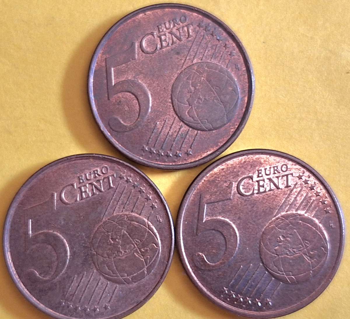 Netherlands 50 Euro cents 2x 1999 1x 2000 Nordic gold