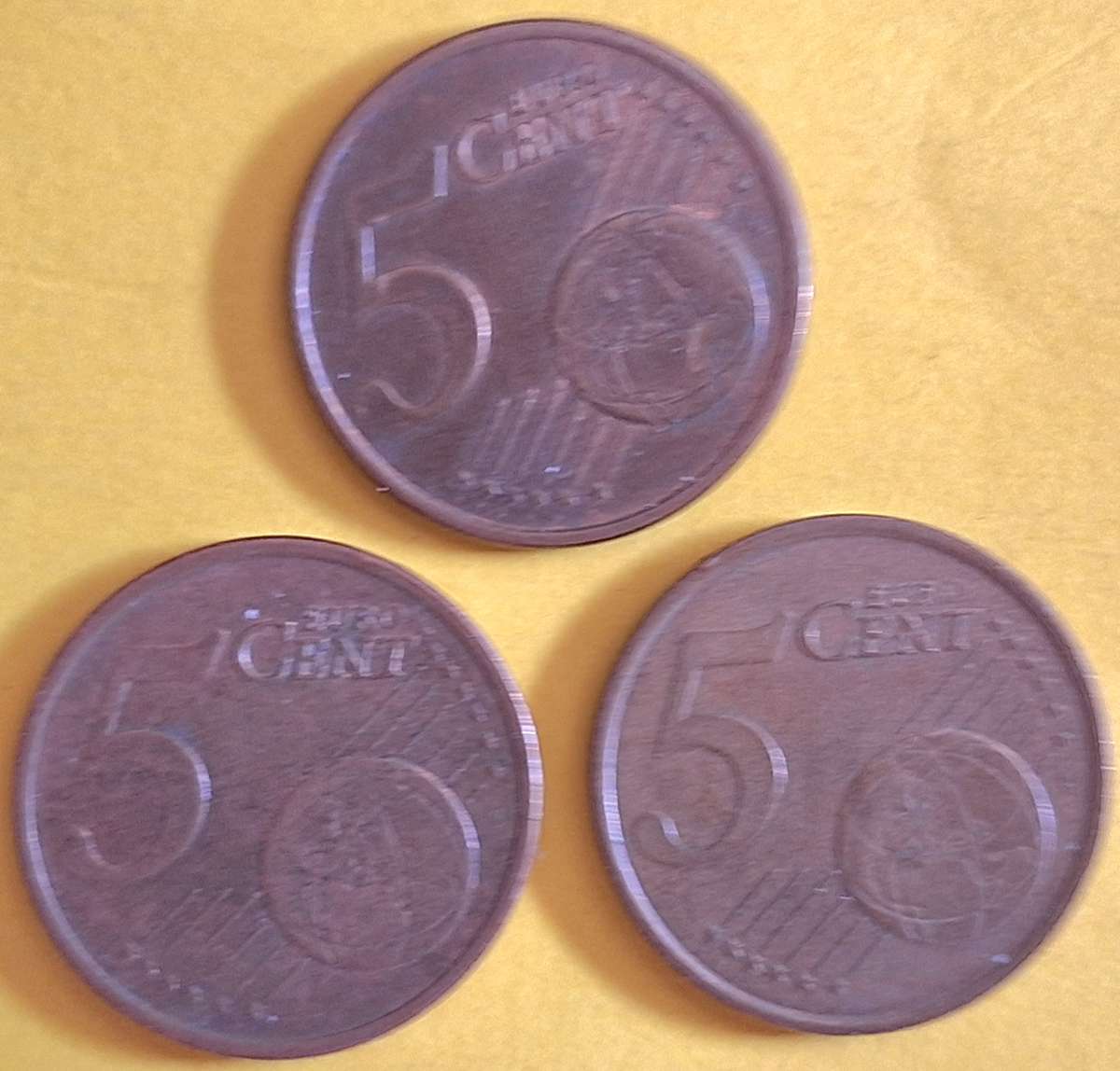 Netherlands 50 Euro cents 2x 1999 1x 2000 Nordic gold