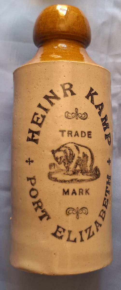 Vintage Heinr Kamp Port Elizabeth Ginger Beer Bottle