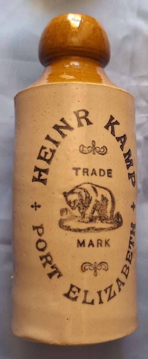 Vintage Heinr Kamp Port Elizabeth Ginger Beer Bottle