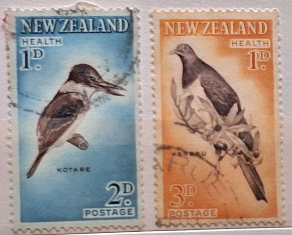 New Zealand 1960 Health Issue Birds Set of 2 Used stamps