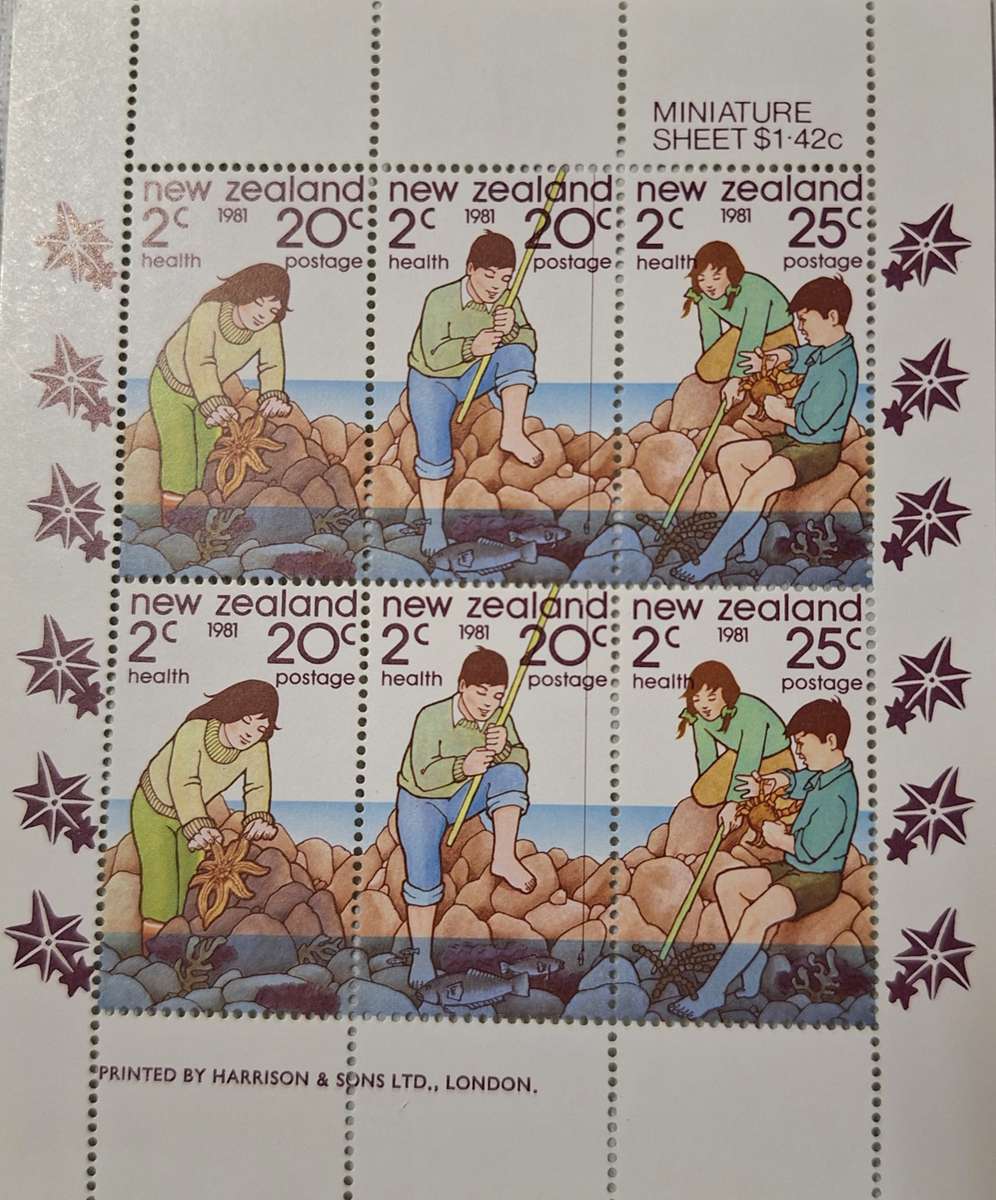 New Zealand 1981 Health Issue Mint Miniature Sheet