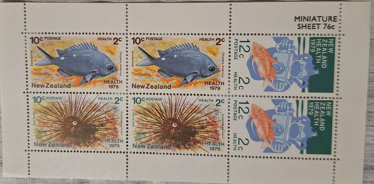 New Zealand 1979 Health Issue Mint Miniature Sheet