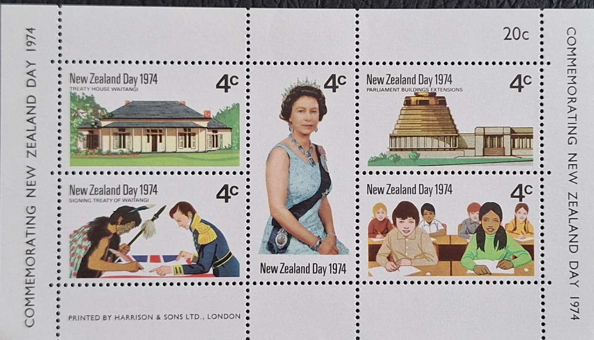 New Zealand 1974 New Zealand Day Mint Miniature Sheet