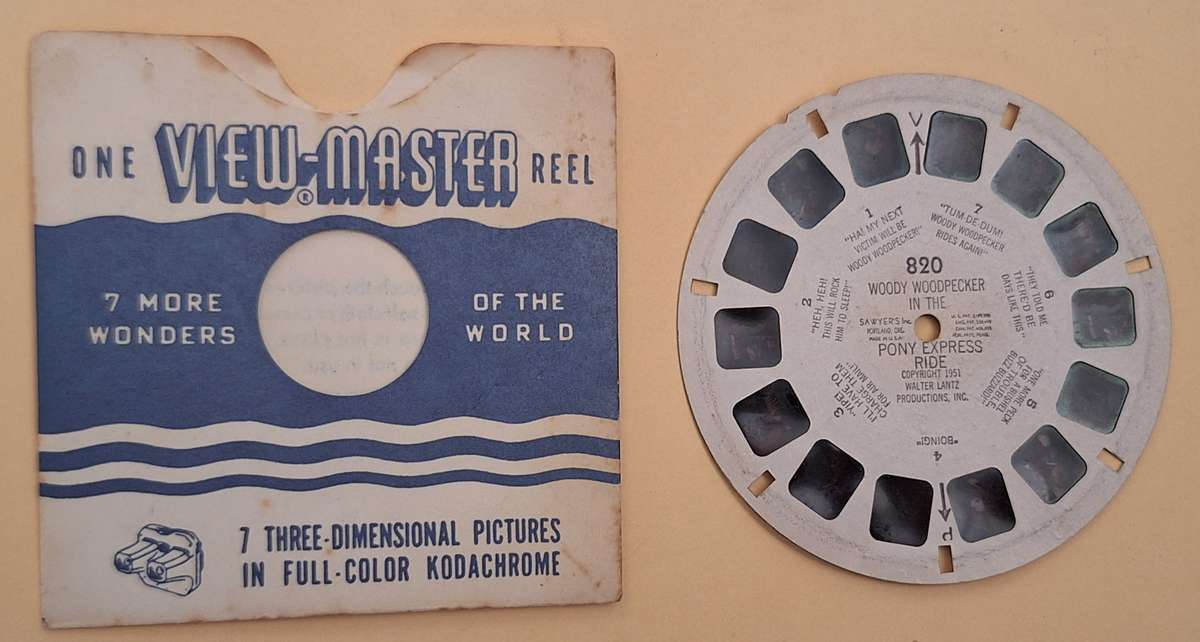 View-Master Reel 820 Woody Woodpecker: Pony Express Ride