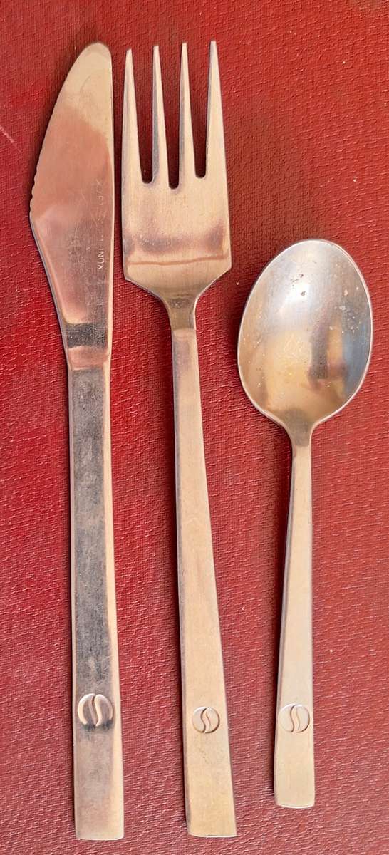 Singapore Airlines 3 piece cutlery