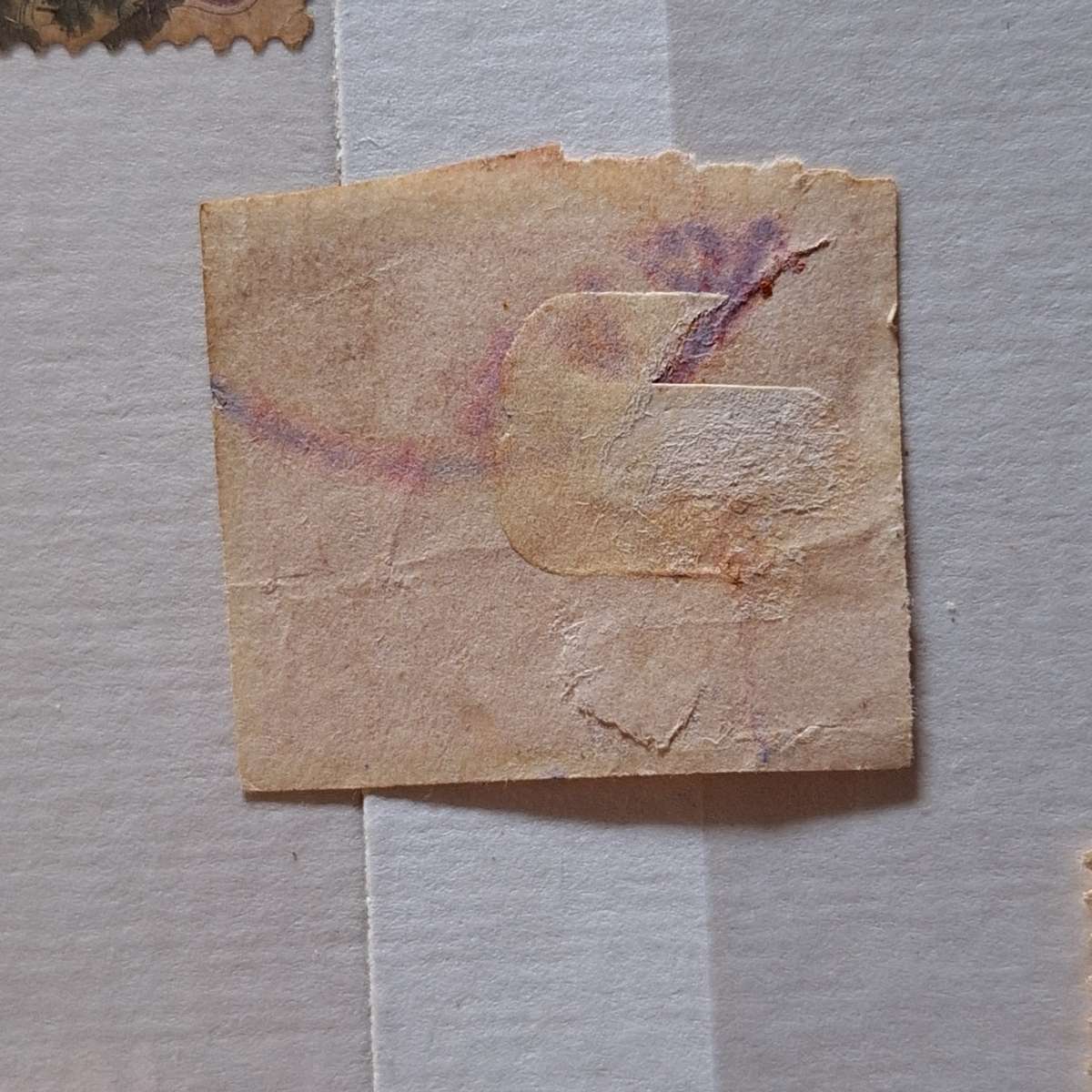 Greece 1891 Hermes (Mercury) 1 Used 20 L red imperforate stamp