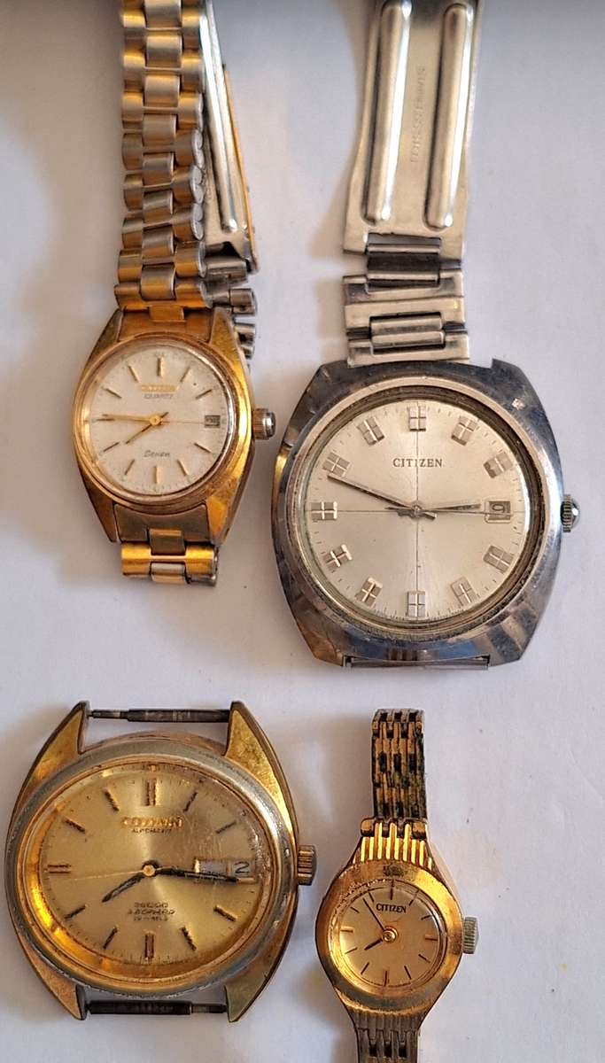 4 Citizen Watches Not working