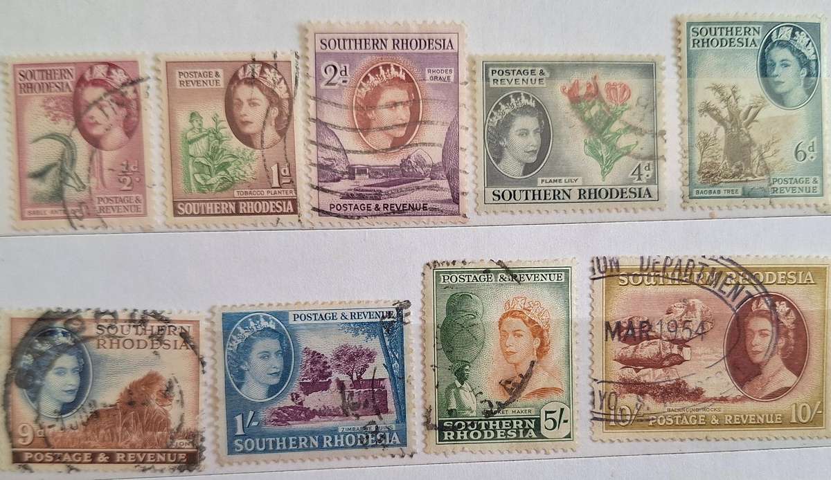 Southern Rhodesia 1953 Definitives 9 Used stamps