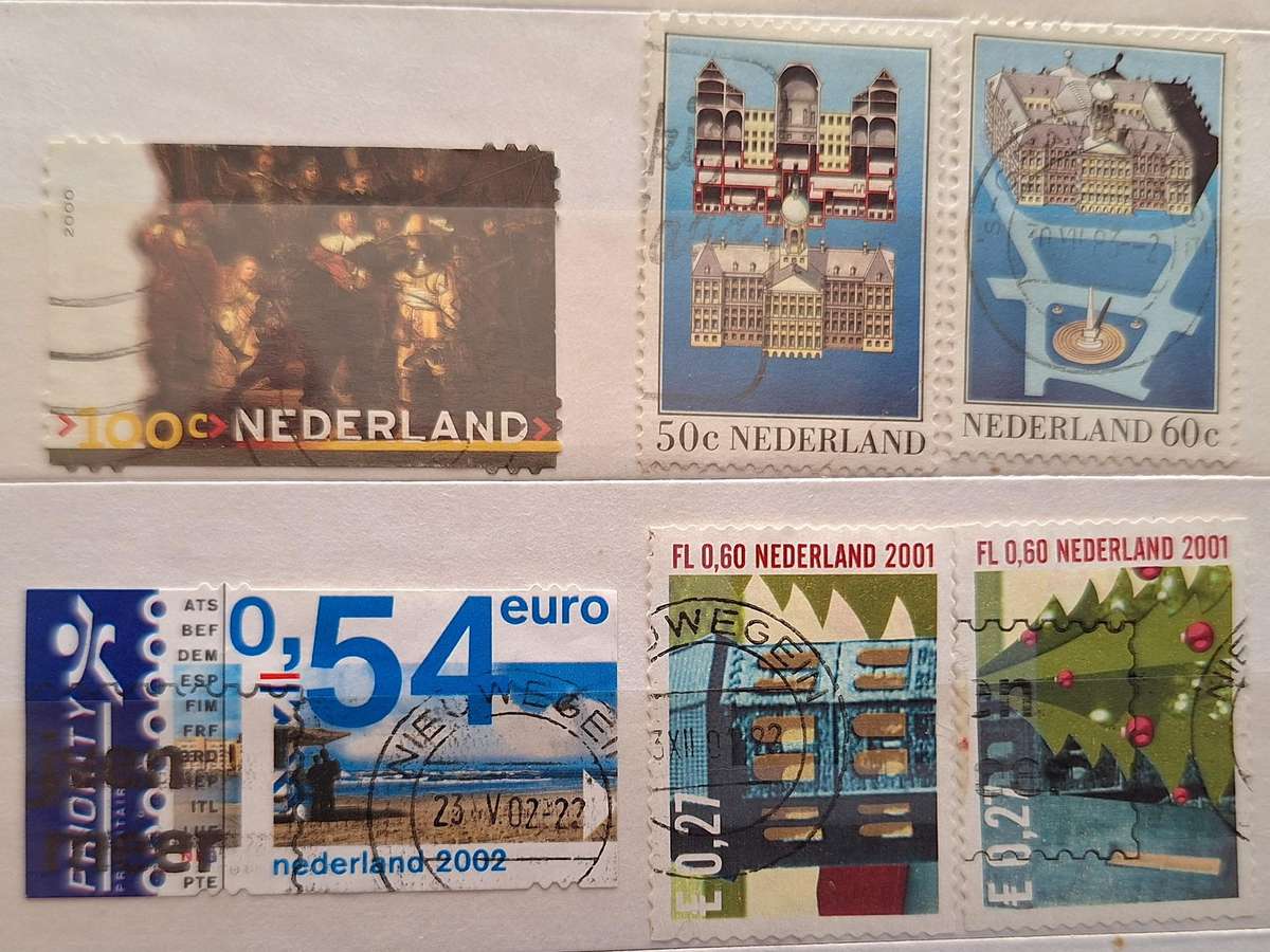 Netherland  Mixed Lot of 6 Used stamps