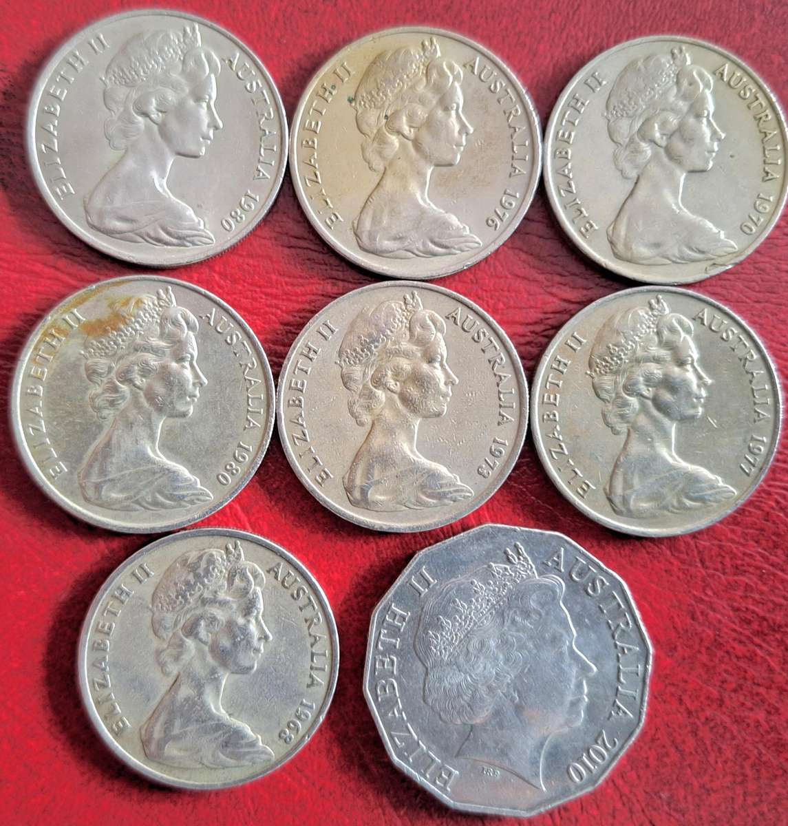 Australia Mixed Lot of 8 Coins
