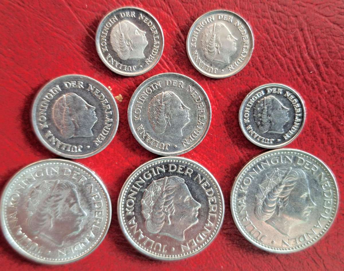 Netherland  Mixed Lot of 8 Coins