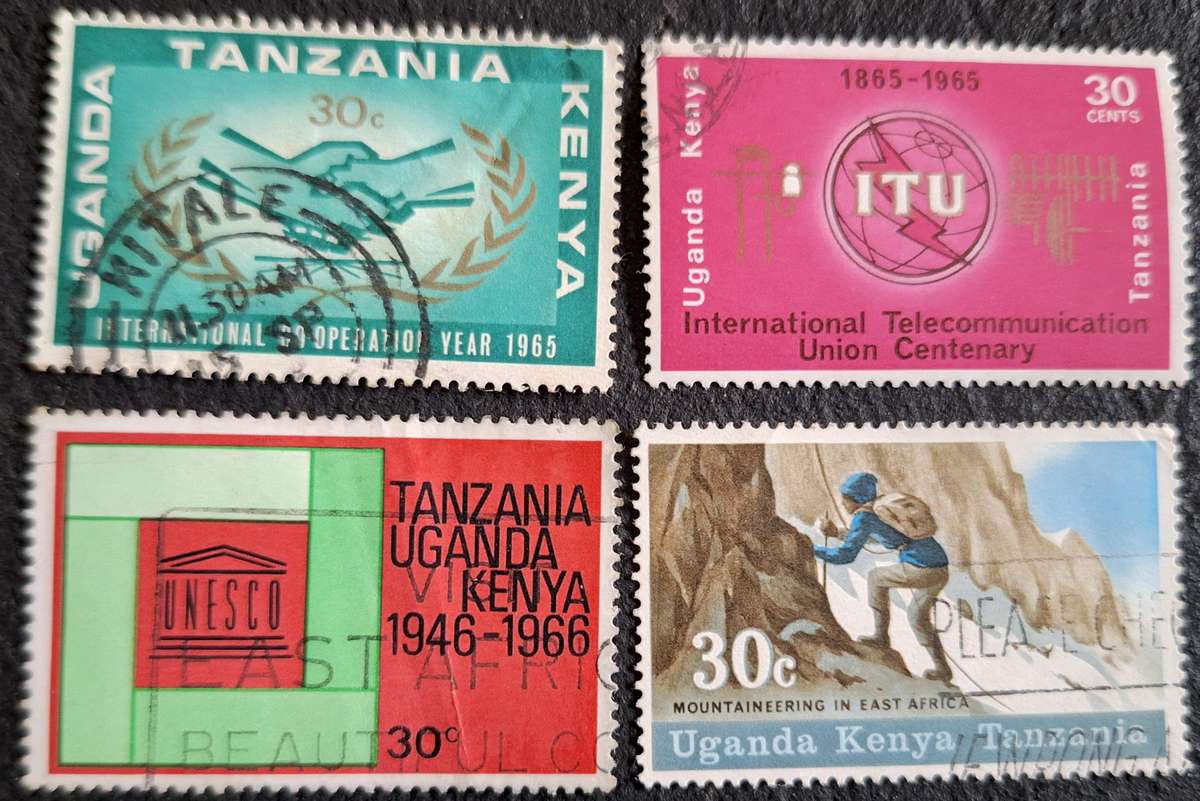 KUT Mixed Lot of 4 Used stamps