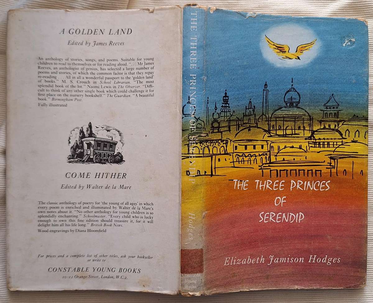 The Three Princes of Serendip by Elizabeth Jamison Hodges Hardcover 1965