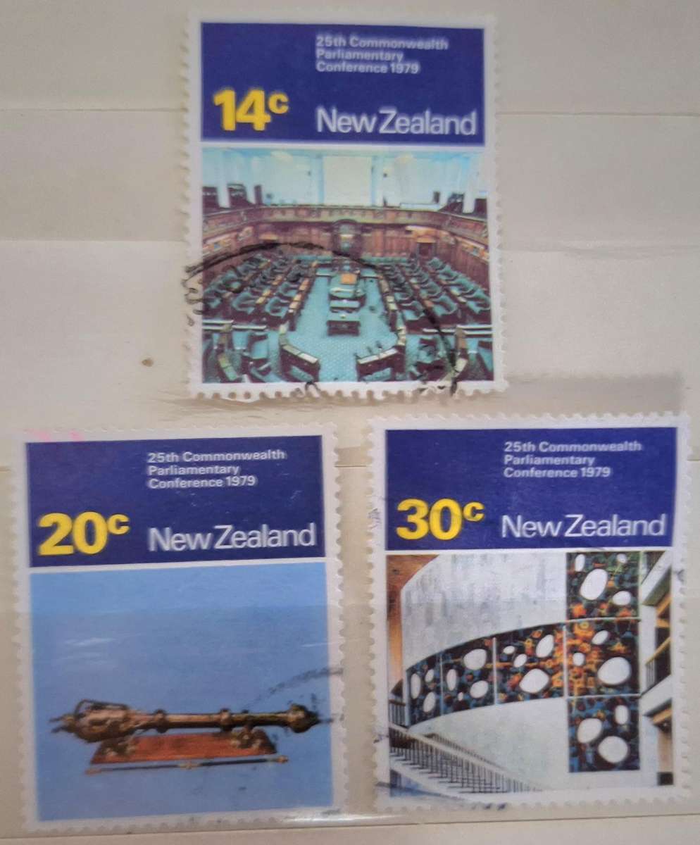 New Zealand 1979 Parliamentary Conference Set of 3 Used stamps