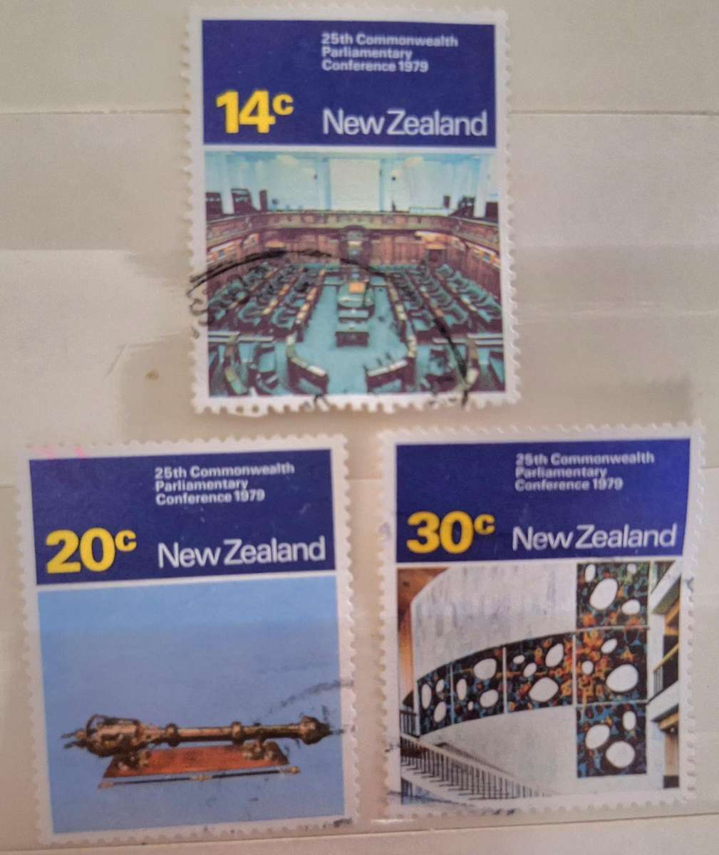 New Zealand 1979 Parliamentary Conference Set of 3 Used stamps