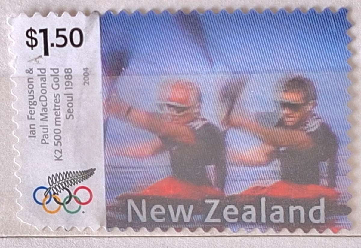 New Zealand 2004 Olympic Games $1.50 Ferguson/McDonald 1 Used stamp