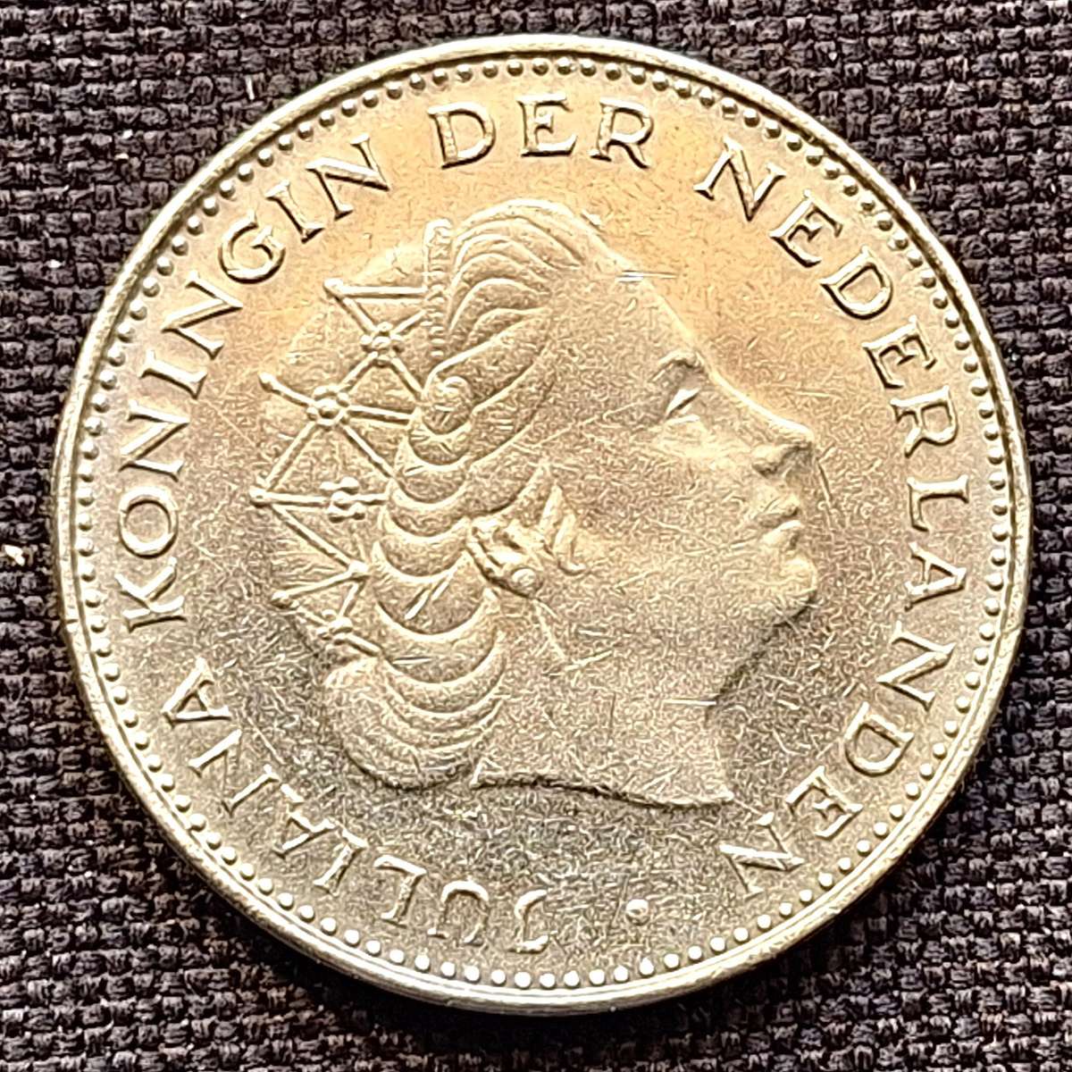 Netherlands 1979 2½ Gulden  Juliana (Union of Utrecht) Nickel