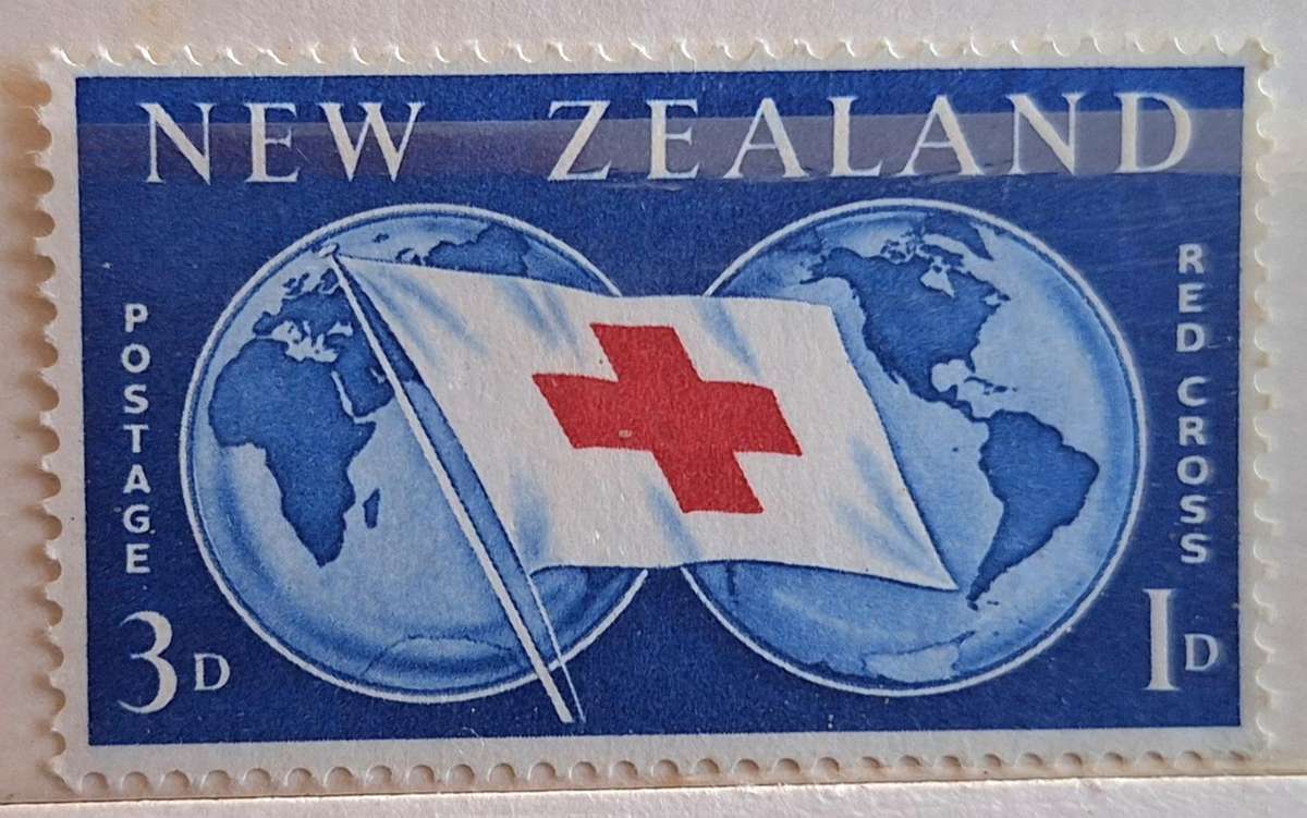 New Zealand 1959 Red Cross 1 Unused Hinged stamp