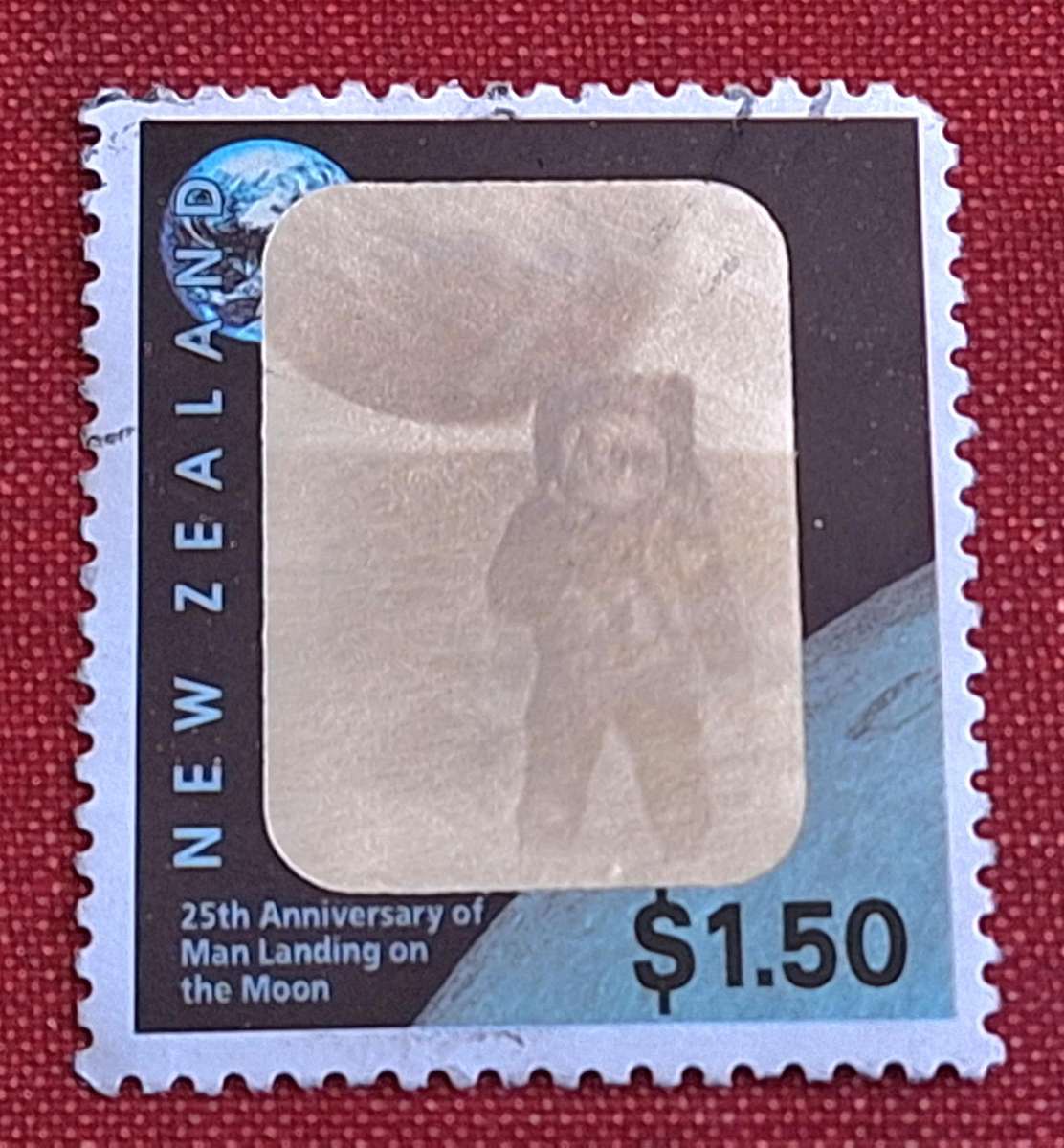 New Zealand 1994 Moon Landing 1 Used stamp