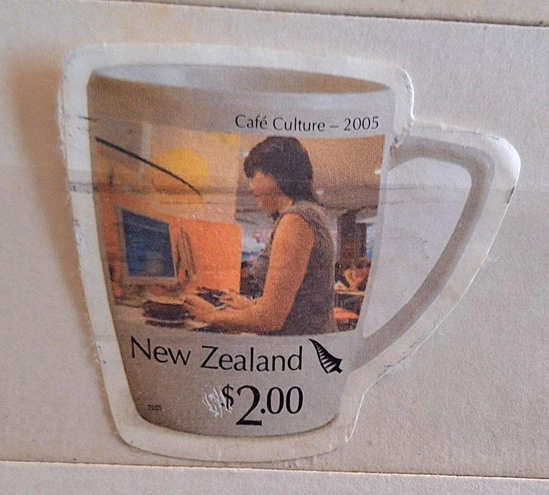 New Zealand 2005 Cafe Culture 1 Used $2 Stamp