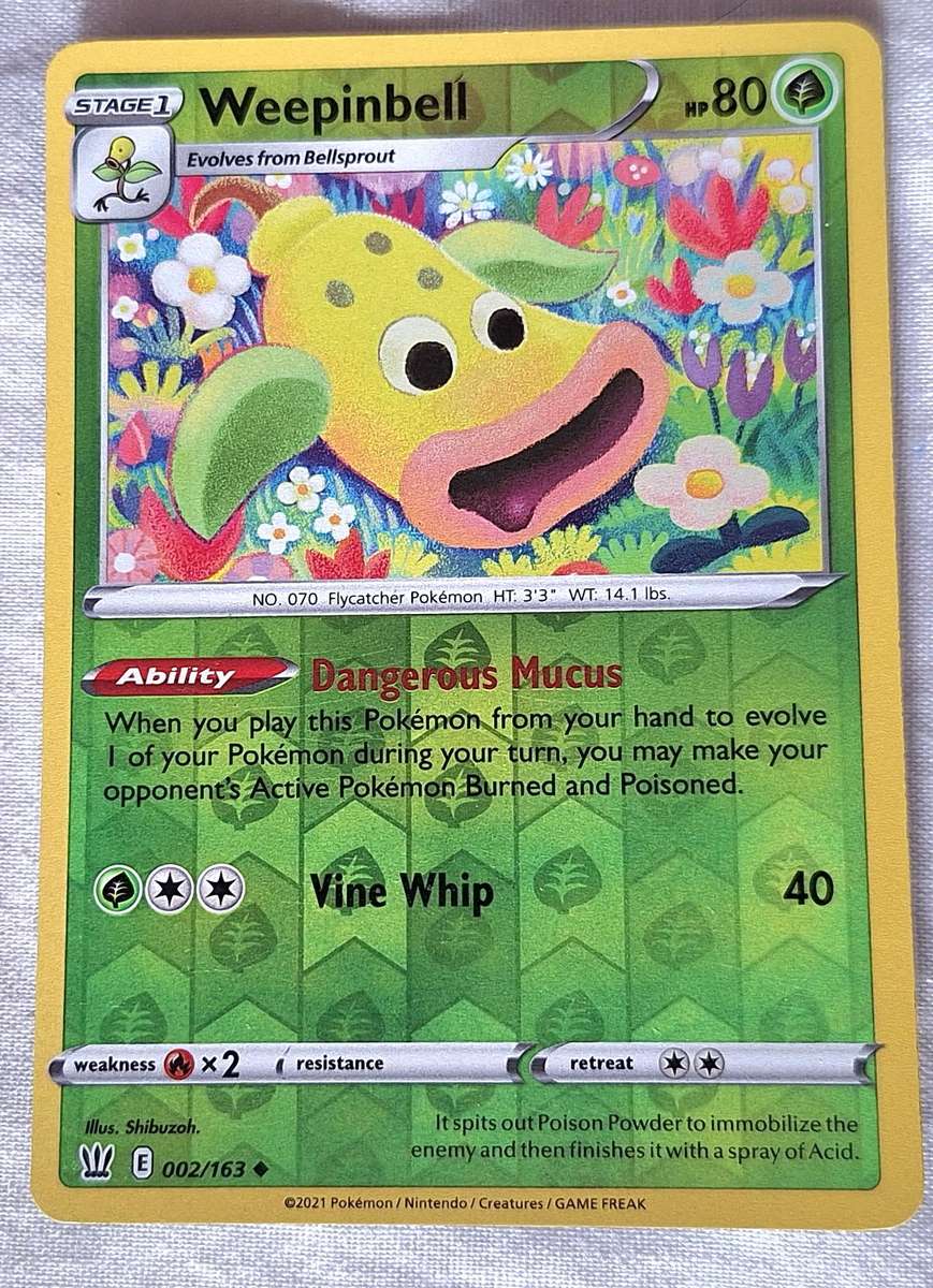 Pokemon 2021 Battle Styles 002/163 Weepinbell (Reverse Holo)
