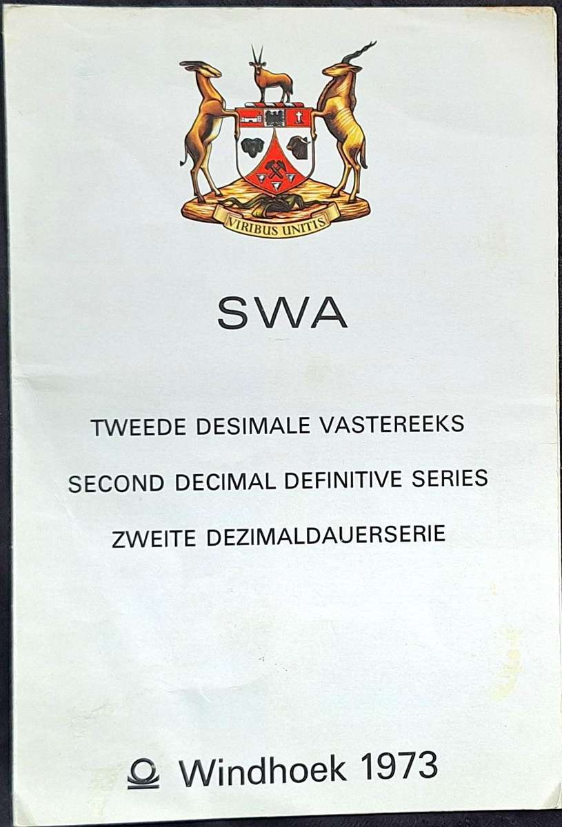 South West Africa 1973 2nd Decimal Definitive Series Succulents First Day Folder