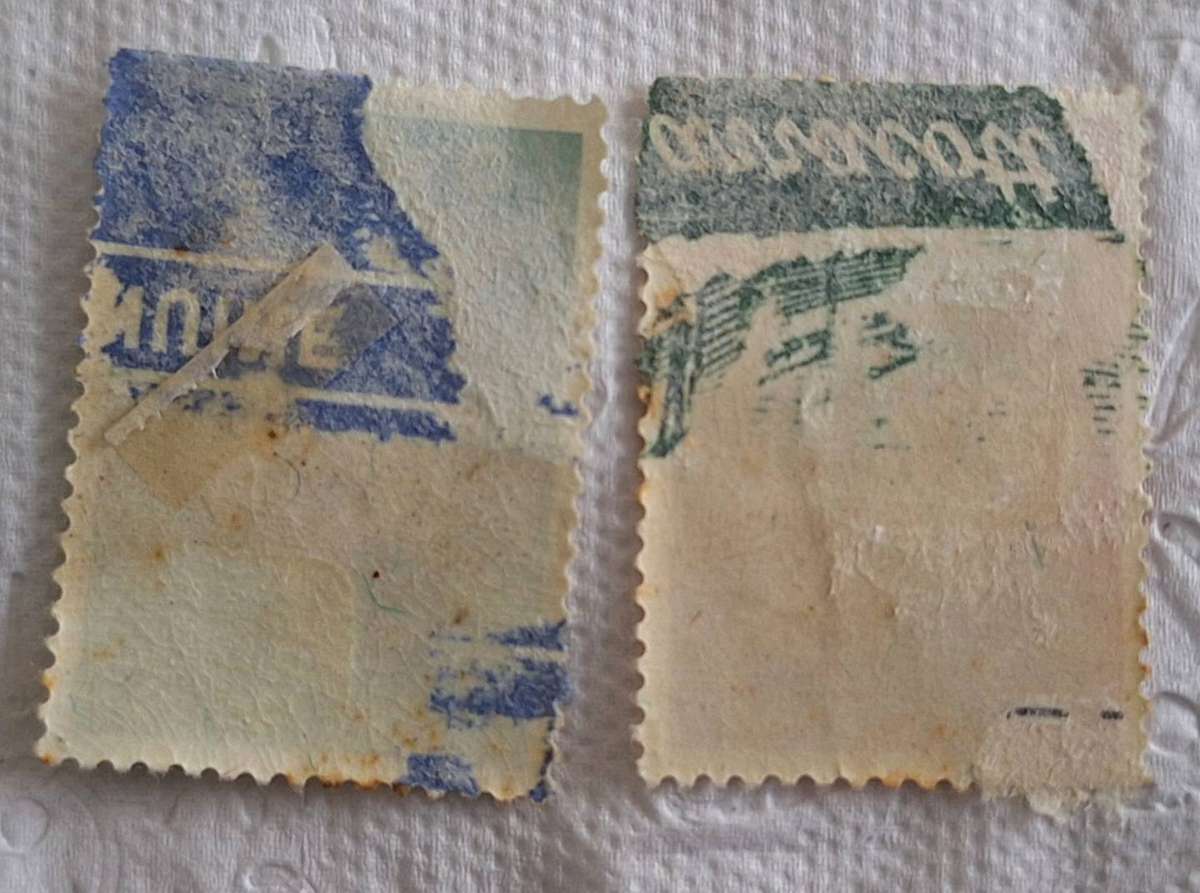 Macau 1953 Indigenous Flowers 2 Used Hinged stamps