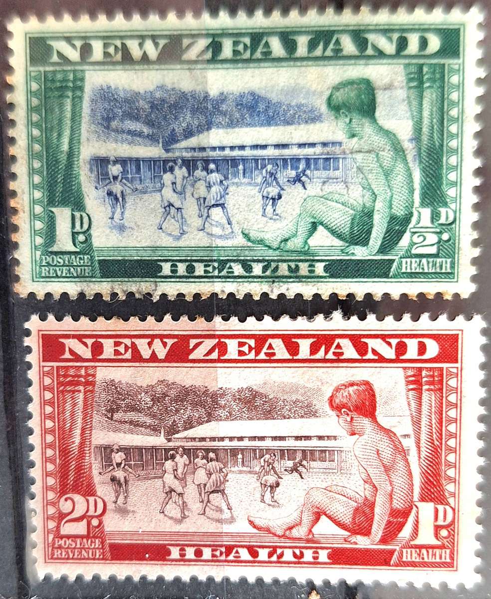 New Zealand 1948 Health Issue Set of 2 Unused Hinged stamps