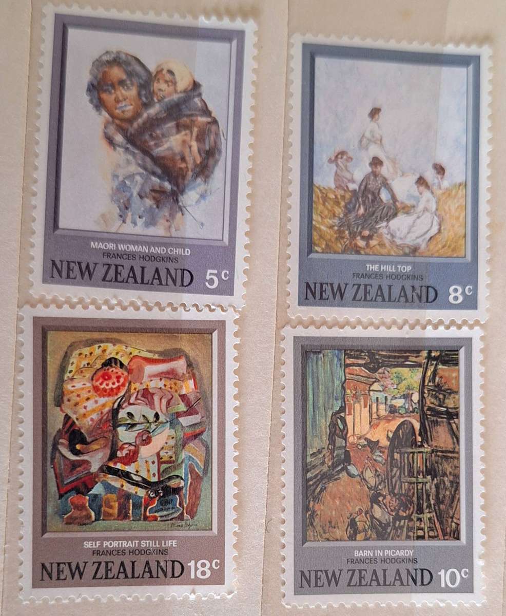New Zealand 1973 Hodgkins Paintings Set of 4 Mint stamps