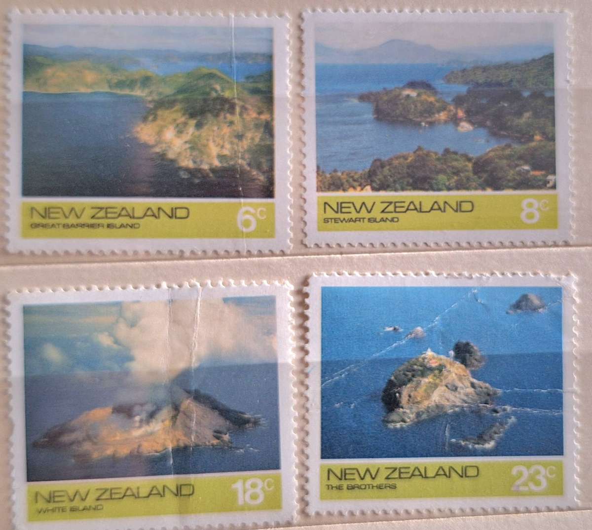New Zealand 1974 Offshore Islands Set of 4 Mint stamps