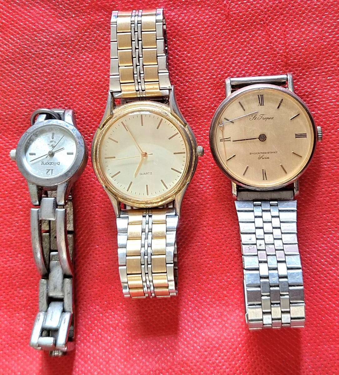 2 Mens and 1 Ladies Watches FOR SPARES OR REPAIR