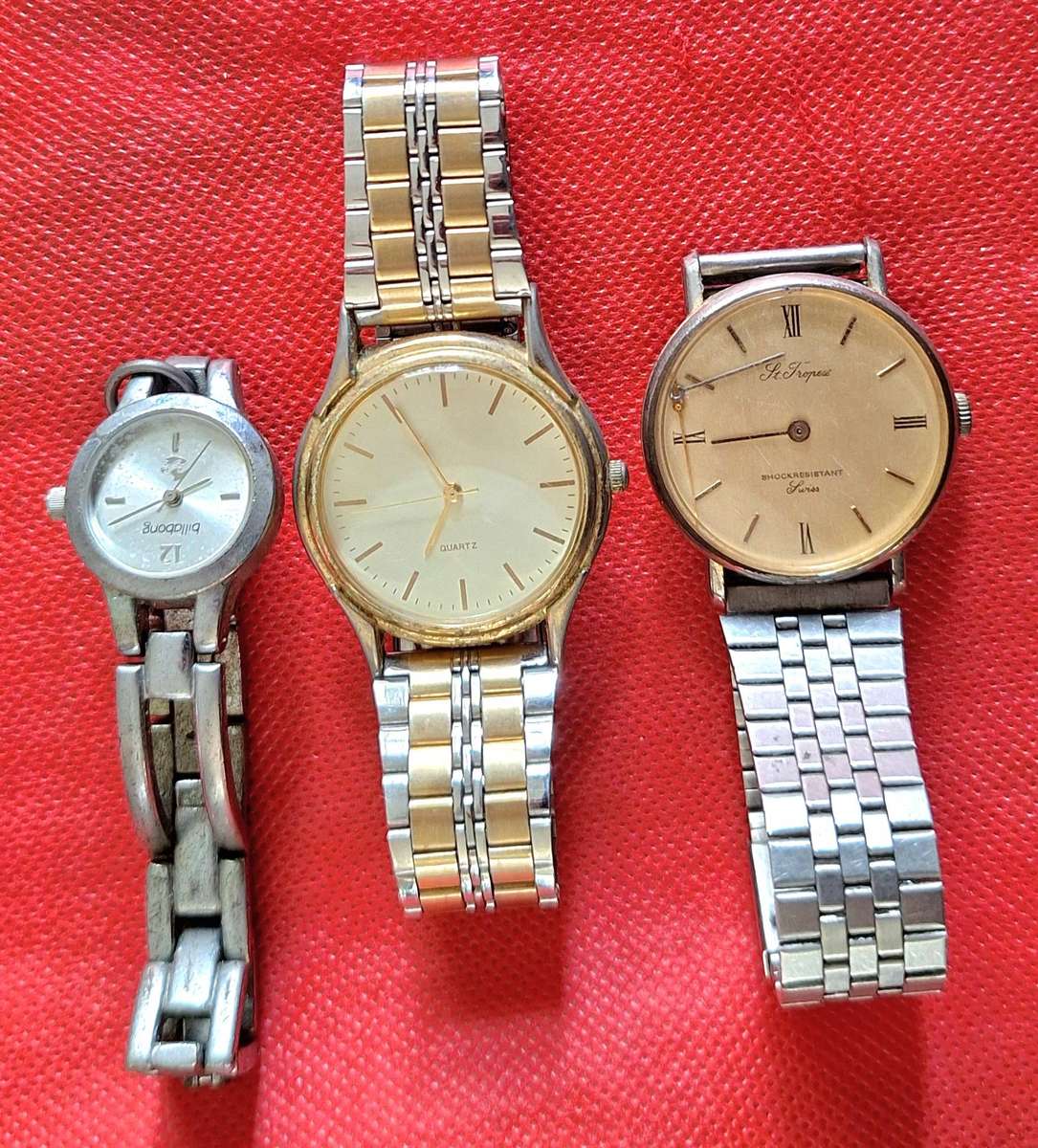 2 Mens and 1 Ladies Watches FOR SPARES OR REPAIR