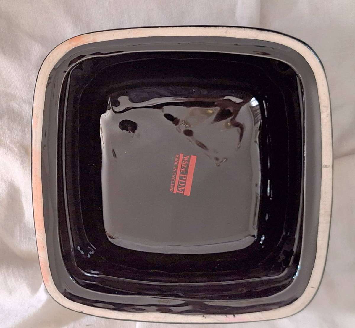 Wade Johnnie Walker Black Label Old Scotch Whisky Ashtray Made in England