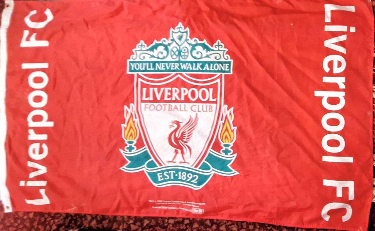 Liverpool FC Flag Produced under License by Home Win Ltd