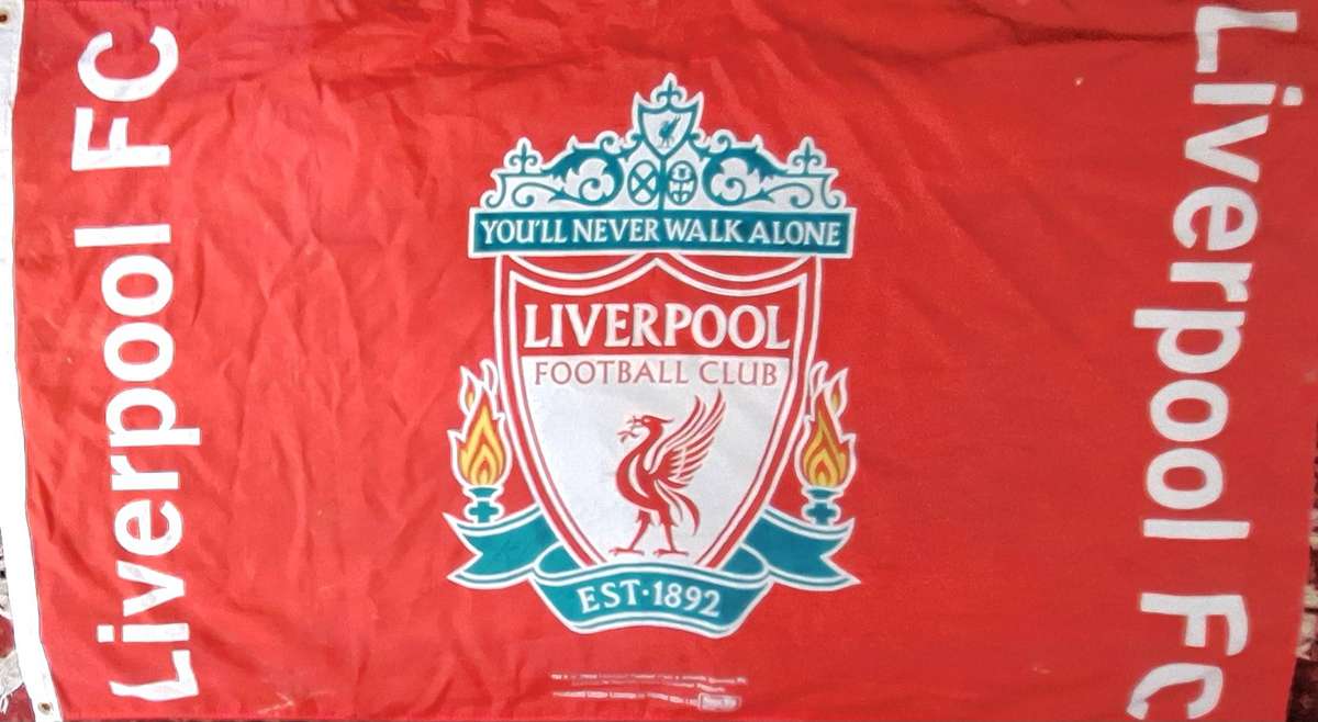 Liverpool FC Flag Produced under License by Home Win Ltd