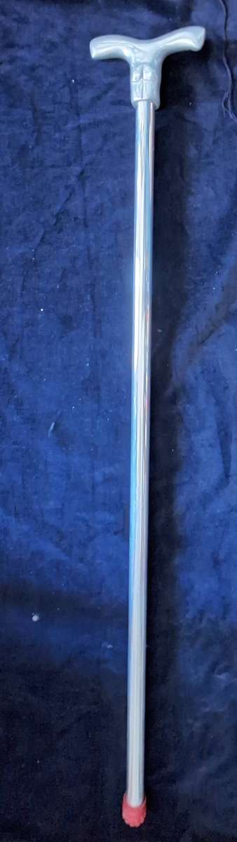 Aluminium Handle Walking Stick with Rubber Tip