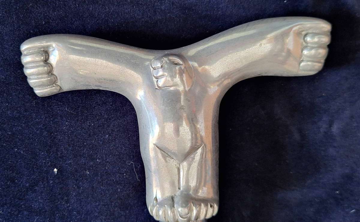 Aluminium Handle Walking Stick with Rubber Tip