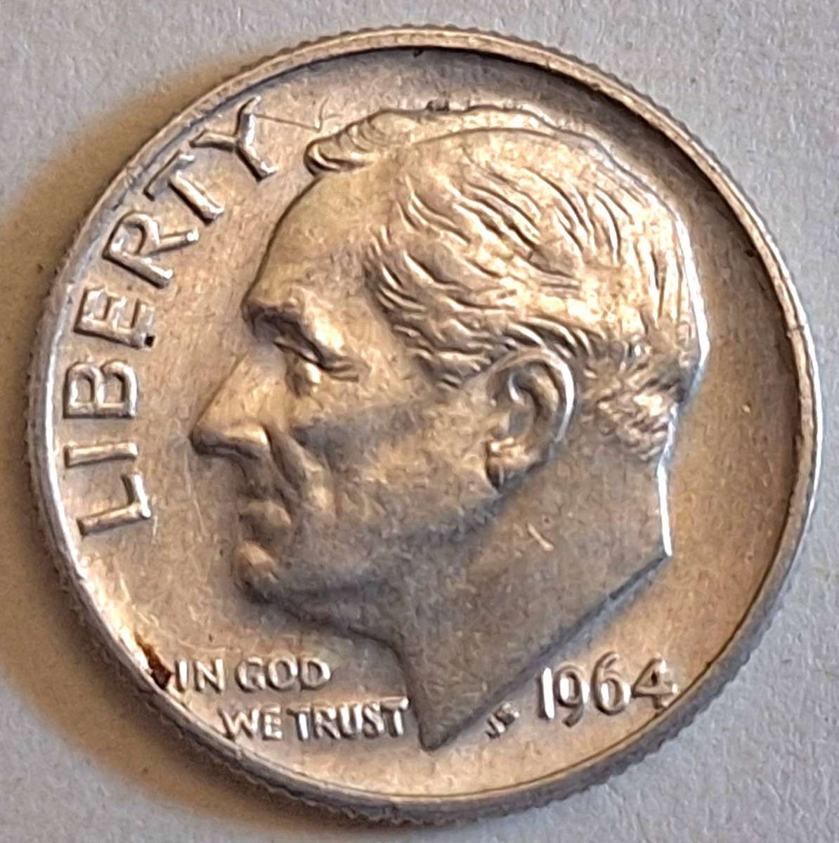 United States 1964 D Roosevelt Dime Silver