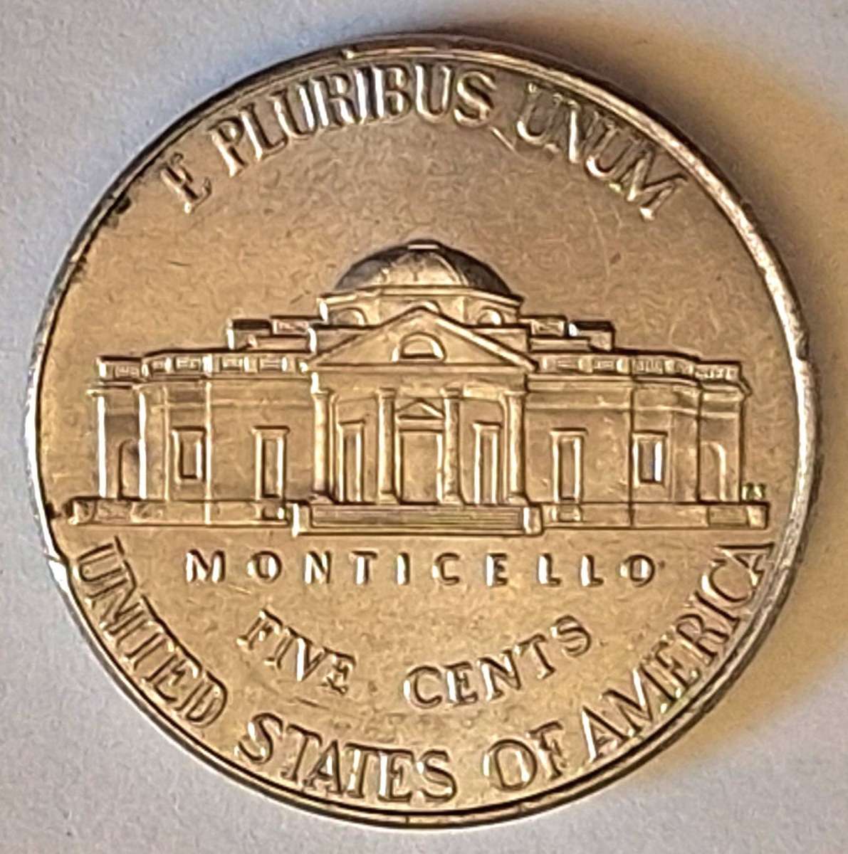 United States 2011 P 5 Cents "Jefferson Nickel" Return to Monticello Copper-nickel