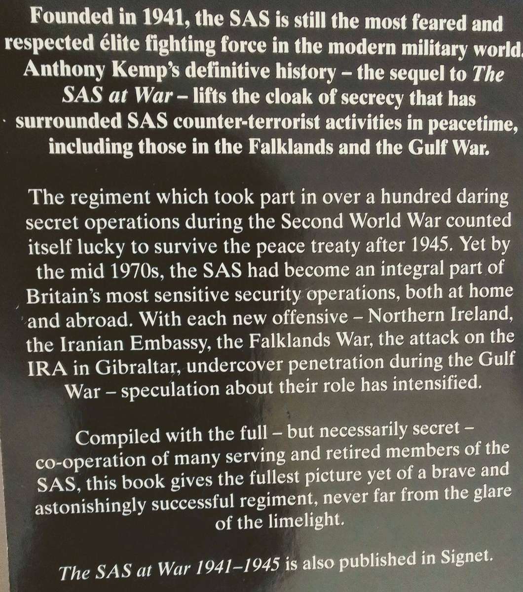 The SAS Savage Wars of Peace by Anthony Kemp Paperback