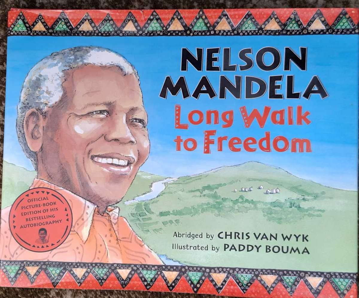 Nelson Mandela Long Walk to Freedom Abridged: Chris van Wyk Illustrated: Paddy Bouma SIGNED H/cover