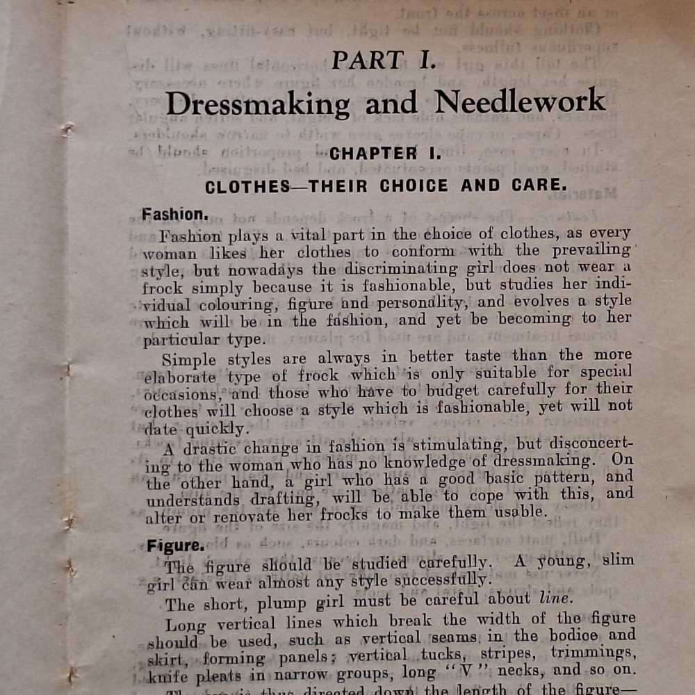 Needlework for Secondary and High Schools by C M B Tinling Soft Cover
