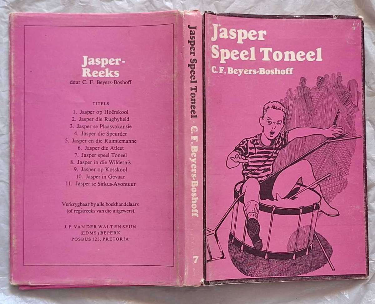Jasper Speel Toneel deur C F Beyers-Boshoff Hardeband 1971 Derde Druk Jasper-Reeks Nr. 7