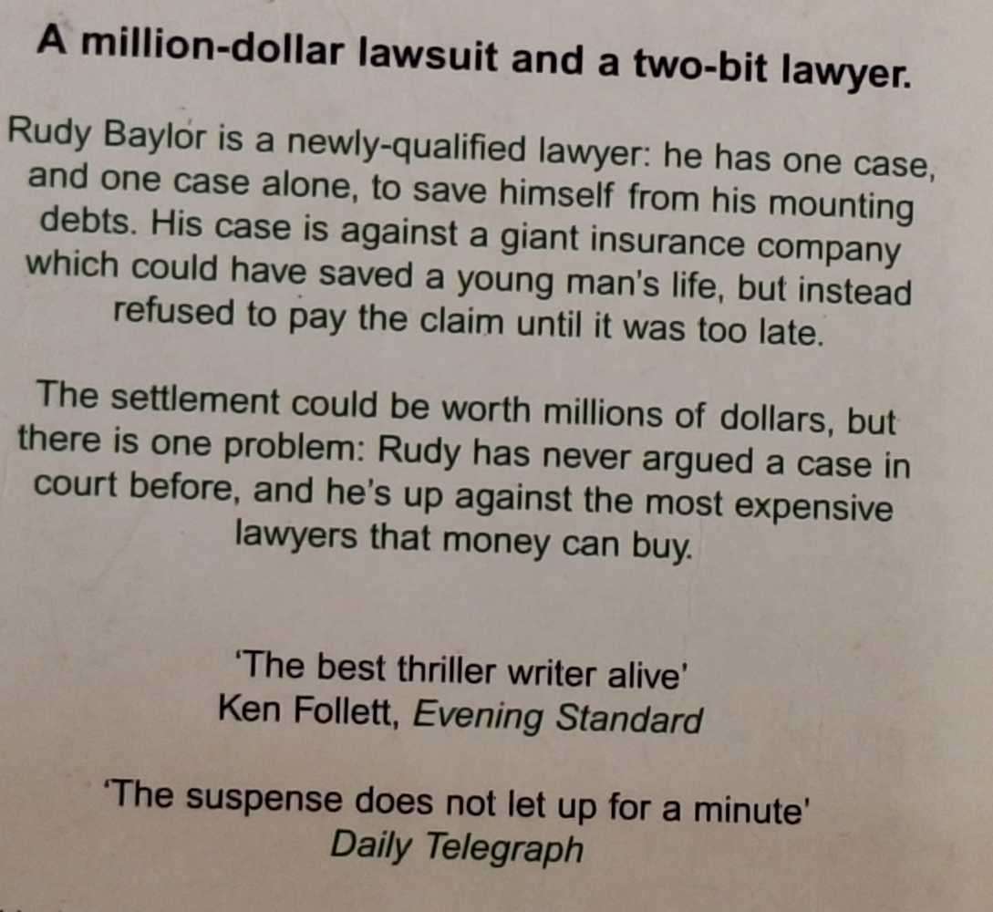 The Rainmaker by John Grisham Paperback