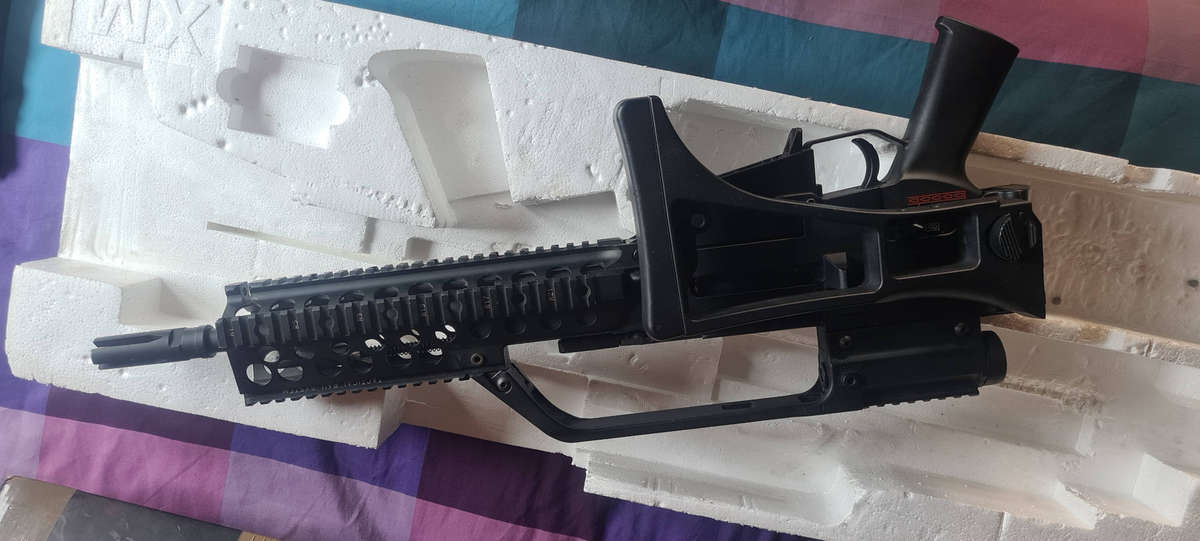 Airsoft rifle gas blowback