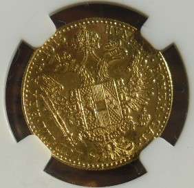 1915 GOLD AUSTRIAN FRANZ JOSEPH 1 DUCAT COIN. BOOK WEIGHT 3.45G IN CIR CONDITION