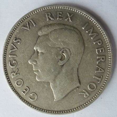 1943 2.5 SHILLING CONDITION AS PER PHOTO 80% SILVER
