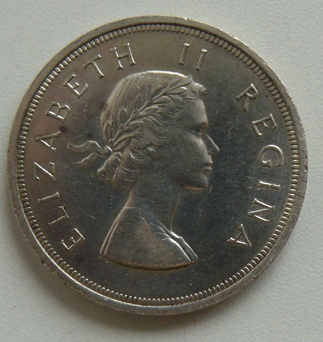 1958 5 SHILLING CONDITION AS PER PHOTO .5 SILVER