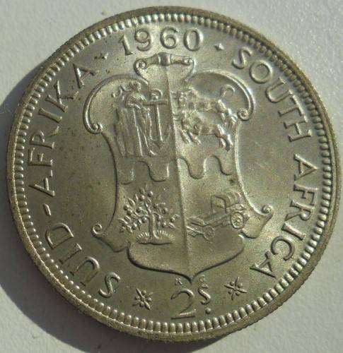 1960 2 SHILLING IN UNC CONDITION